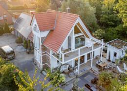 German-style log house