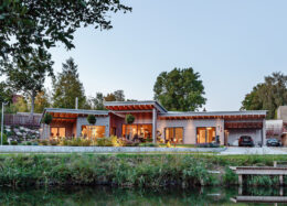 Unique log home in Germany