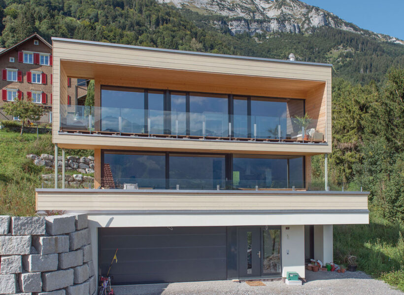 Log home in Switzerland