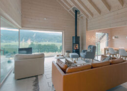 Log home in Switzerland