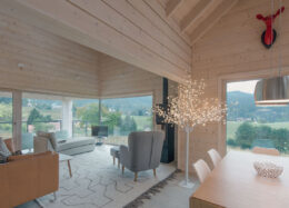 Log home in Switzerland