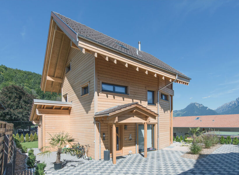 Log home in Switzerland