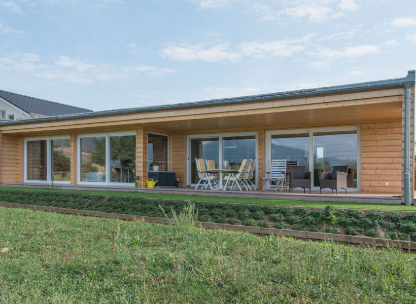 Log home in Switzerland