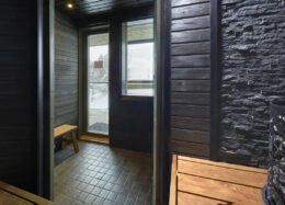 Log hotel Kultakero, sauna