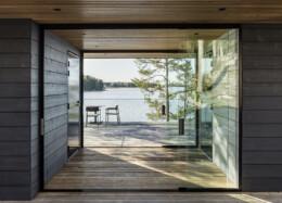 Custom log villa